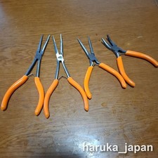 Mac Tools Mini Plier 4pc Set Orange Handles Used Mac Tools Mini Plier 4pc Set Orange Handles Used