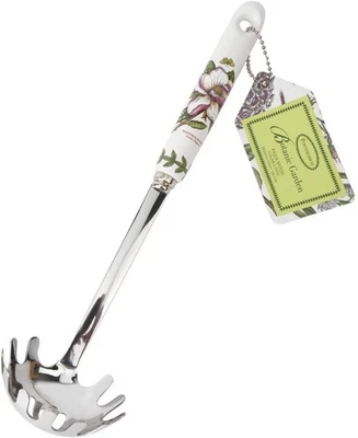 Portmeirion Botanic Garden 12 Inch Pasta Server w/ Porcelain Handle (Magnolia)