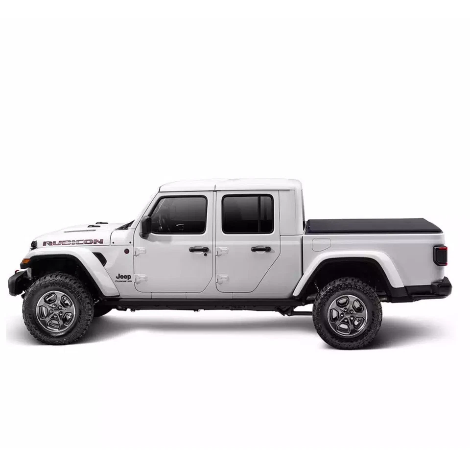 Rugged Ridge Armis Soft Folding Tonneau Bed Cover for Jeep Gladiator w/ 60" Beds Foto 4 de 4