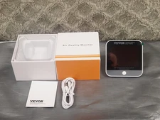 VEVOR Mini Air Quality Monitor DM306 HD Display & Rechargeable Battery