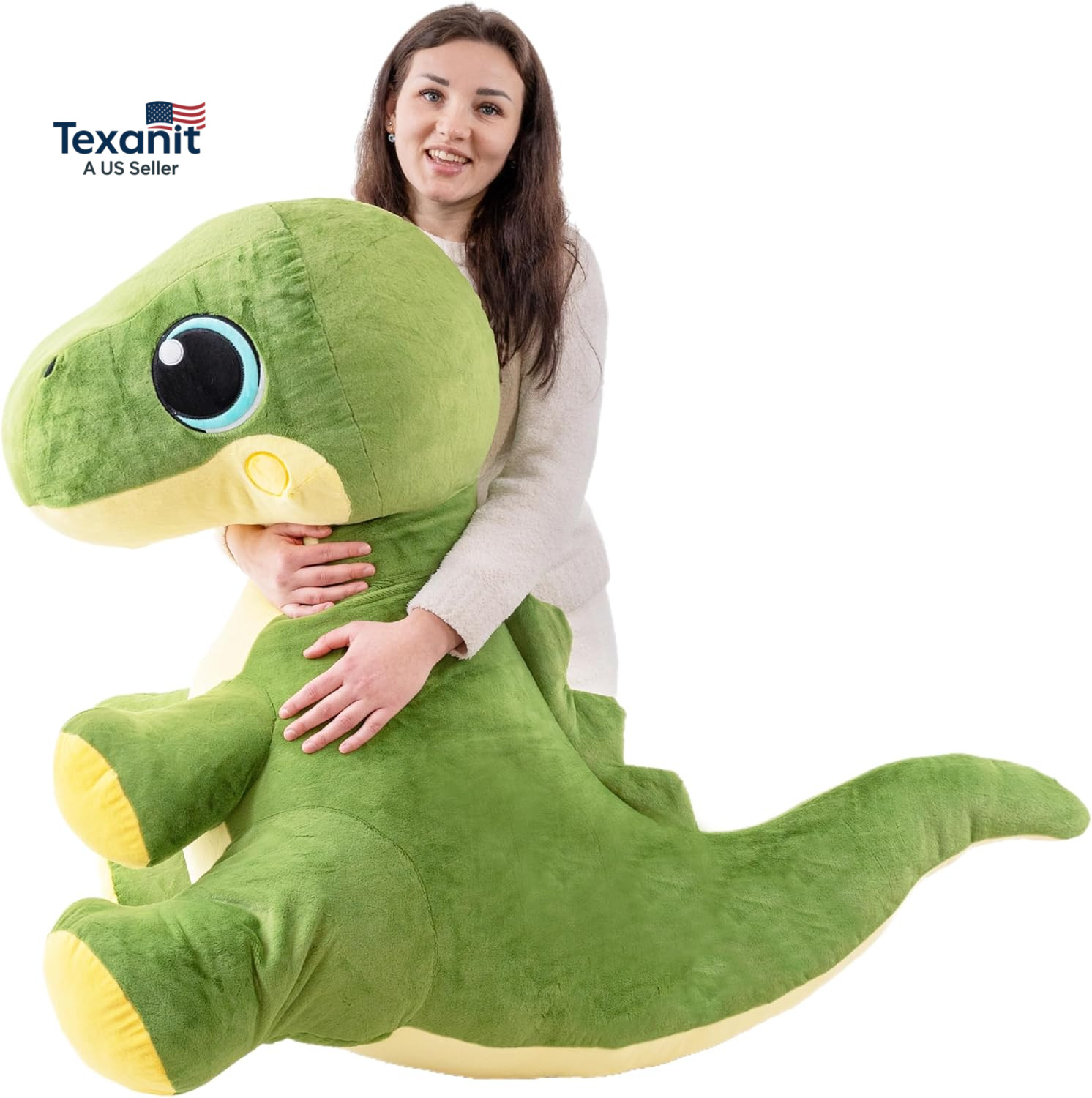 31" Large Dinosaur Stuffed Animals for Boys, Soft Jumbo Trex
