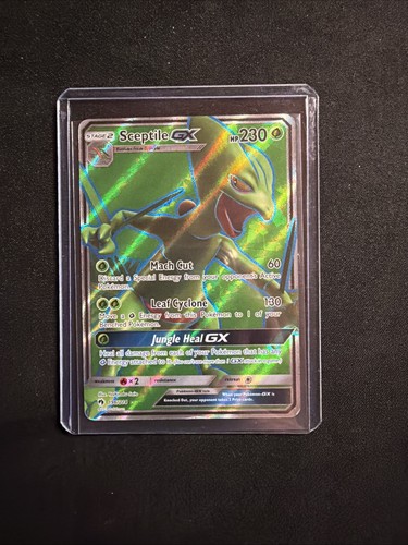 Pokemon TCG Sceptile GX Ultra Rare SM Lost Thunder 196/214 Full Art Holo 230 HP