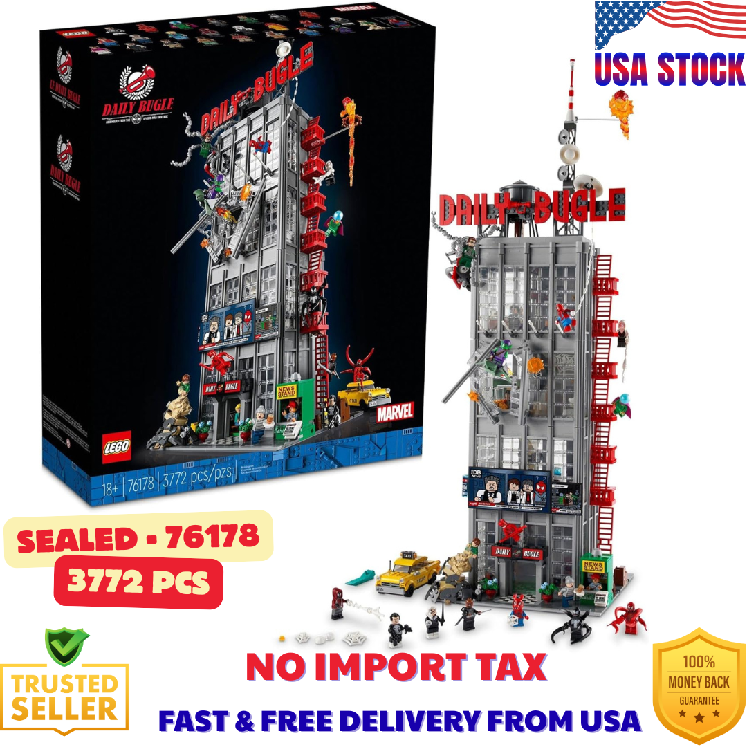 LEGO Marvel Spider-Man Daily Bugle Newspaper Office 76178 Building Set SEALED