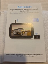 Digital Wireless Backup Camera Car Rear View HD Parking System IR 4.3" Monitor