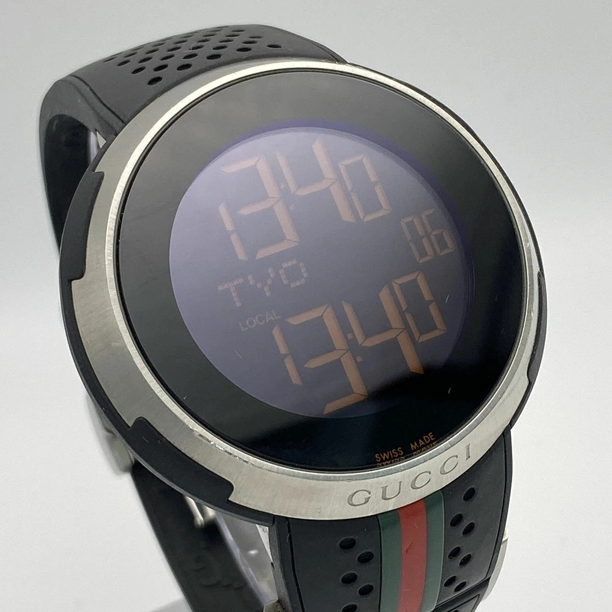 Gucci I-Gucci Men Rubber Case Wristwatches for sale | eBay