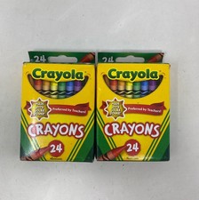 Crayola 24-Color Crayons 2 Boxes - Assorted, Non-Toxic School Supplies