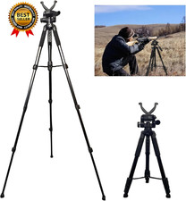 Adjustable Shooting Sticks for Hunting, Lightweight Aluminum 360 Shooting Rest