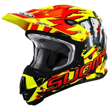 Suomy Mr Jump MX Helmet Hazard Yellow/Red - Small Unisex KTMJ0050-SM