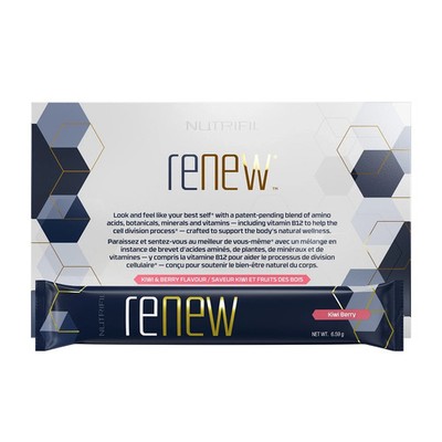 Nutrifii Renew mit leckerem Kiwi-Beeren-Geschmack - Leben ohne Grenzen.