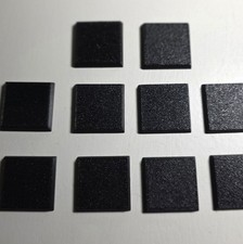 Lot Of 10 40mm Square Bases For Warhammer, DnD, Large Infantry Ogre Troll Swarm