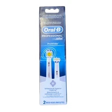Oral-B ProWhite Replacement Rechargeable 2 Toothbrush Heads Power Polisher