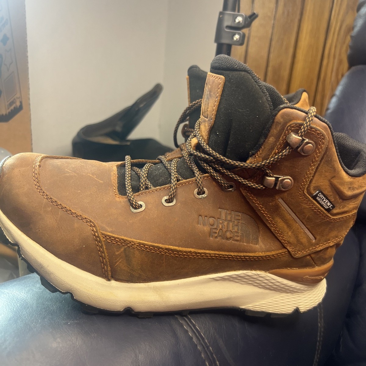 The North Face Men\'s Vals Mid Leather WP Waterproof Hiking Boots Size 14 NEW The North Face Men main image 4
