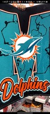 Tapis touffe MIAMI DOLPHINS Fans personnalisé super doux / peluche moelleux zone détaillée