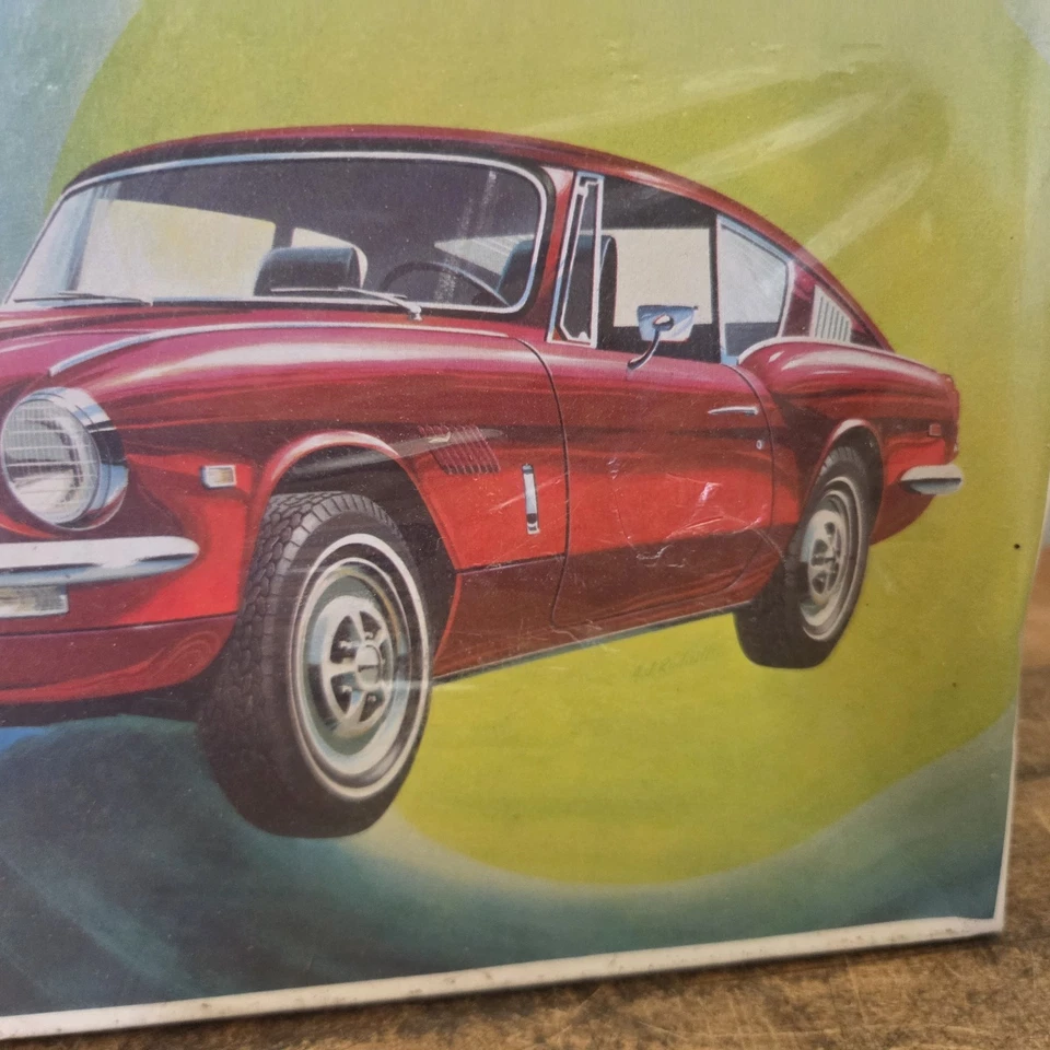 Vintage 1969 Triumph GT6+ Coupe Pyro Plastics 1:25 Model Kit C503-200 Sealed - Image 3 of 4