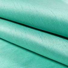 Premium Faux Silk Dupioni Fabric Aqua Mint Green 58" by the Yard Poly Shantung