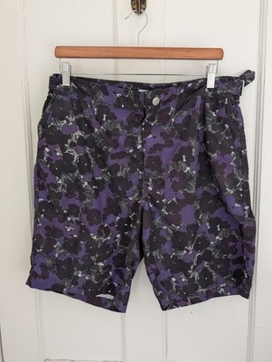 Paul Smith Herren Shorts Größe L Lila Blumenmuster