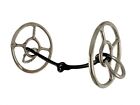 Double ring single joint sweet iron snaffle bit - Horse Size