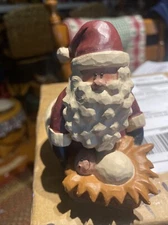 Blossom Bucket Santa Baby Jesus Manger Holiday