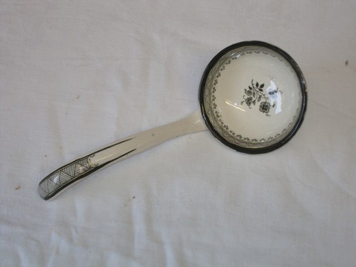 Soporte y cucharón vintage de salsa 'Astbury' Art Deco Royal Doulton - Imagen 8 de 14