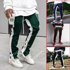 Men Casual Activewear Pants Joggers Hip Hop Street Sweatpants Sports Trousers