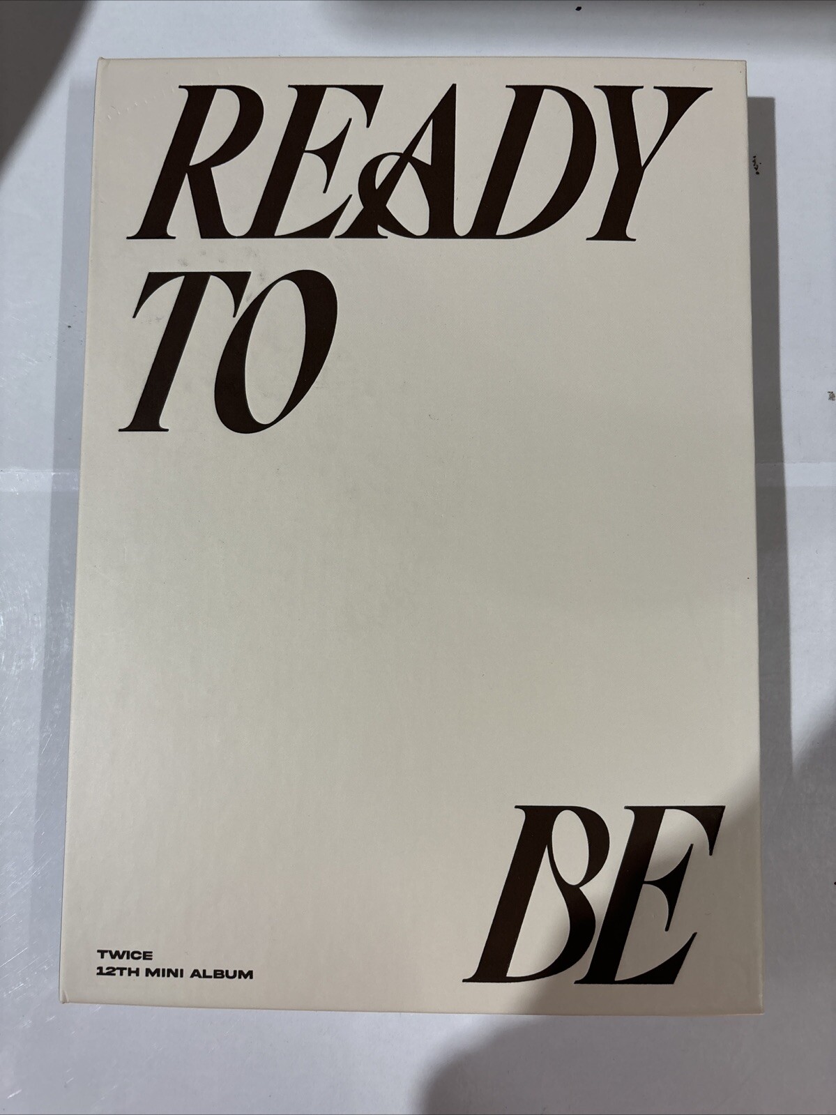 READY TO BE - TWICE (12th MINI ALBUM) CD