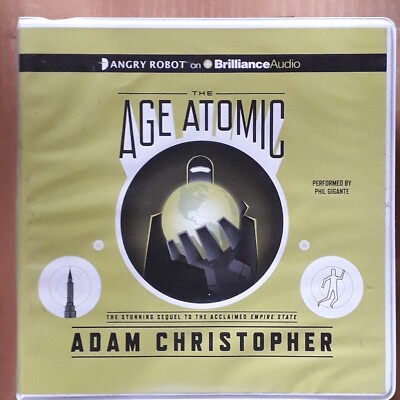 Adam Christopher - The Age Atomic: Unabridged Audiobook 9 CD set approx. 10 Hrs