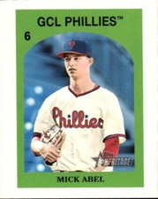 2021 Topps Heritage High Number - Venezuela Stamp Mick Abel #72TVS-6