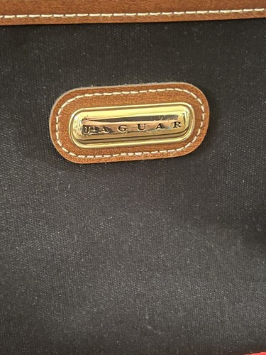 Jaguar Travel Shoulder Bag Blue Brown Size Medium Vintage Rare 90’s Overnight - Picture 3 of 11