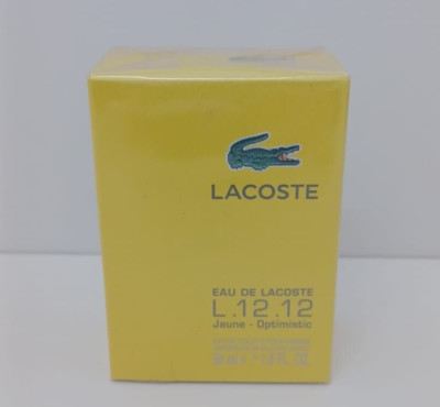 Lacoste L.12.12 Jaune Eau de Toilette pour Homme 50 ml Spray Descatalogado