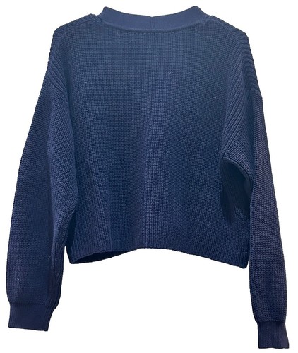 NEW Gap Kids Girl’s Size 14-16 (XXL) Blue Cardigan Sweater - Picture 4 of 5
