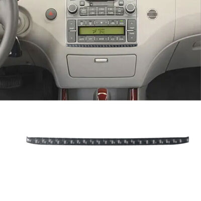 For Hyundai Azera 2006-11 Carbon Fiber Interior Below Climate Control Cover Trim