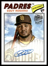 Eguy Rosario Auto 2023 Topps Archives #77FF-ER 40967