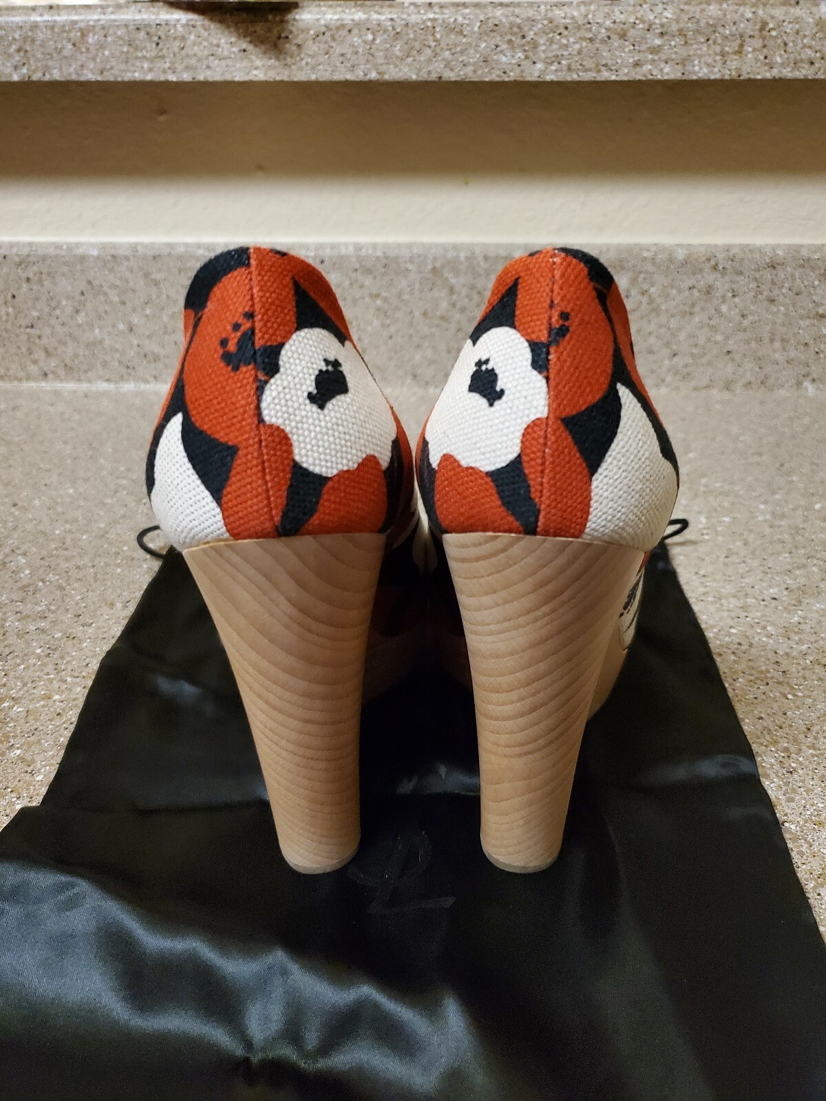 SAINT LAURENT Zeppe nuove YSL Maryna in legno di papavero taglia EU 39 US 8 5