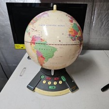 Geosafari World Talking Globe Electronic Geography Game Exploratoy Model 6490