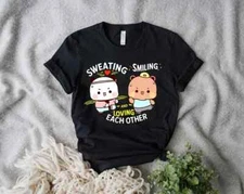 Dudu Motivates Bubu to Workout T-Shirt, Couple Enjoys Workout Together Tee