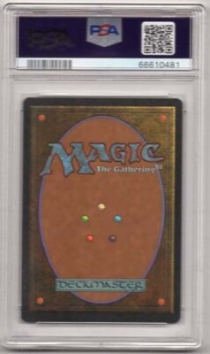 ア*ロ様 MTG TRACKER MAGIC MTG THE DARK #89 PSA #66610481 GRADED NEAR