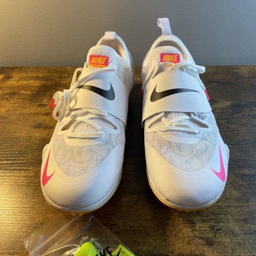 BRAND NEW Nike Zoom Pole Vault Elite Men's Shoes Hyper Pink/Orange AA1204-101 - Imagen 2 de 7