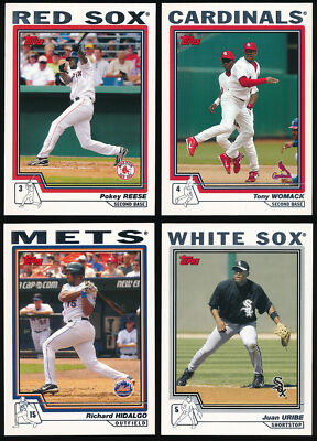 2004 Topps Traded and Rookies BB - You Pick - Complete Your Set (F82)