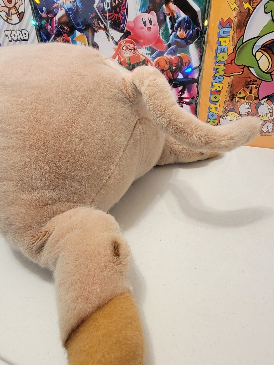 Old 3FT Rare Steiff Molly Plush Pig Hog Boar Ear Tag Button Old 3FT Rare Steiff Molly Plush Pig Hog Boar Ear Tag Button