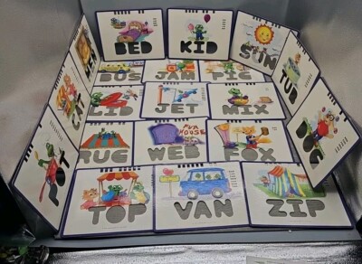 LeapFrog 1999 Fun Learn and Phonics Desk replacement  20 Cards