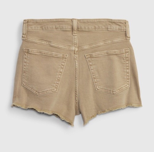 Gap Teen Sky High Rise Khaki Shorts Sz: 8. RETAIL: $39.95-NIP & TAGS - Picture 3 of 4