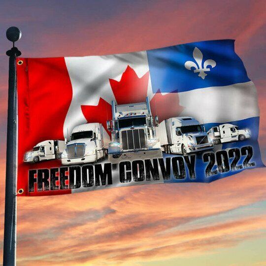 Freedom Convoy 2022 Truck Drivers Queb 女性に人気 品数豊富！ For Canada