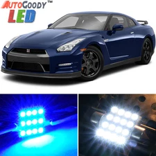 11 x Premium Blue LED Lights Interior Package Kit for Nissan GTR 2009-2017 +Tool