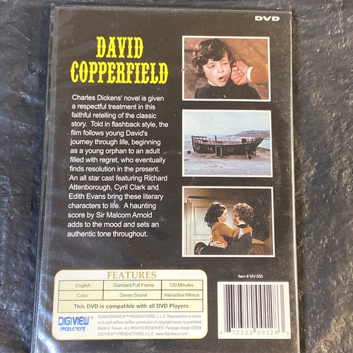 David Copperfield DVD 1969 Lawrence Oliver Charles Dickens Digitally Remastered - Imagen 2 de 7