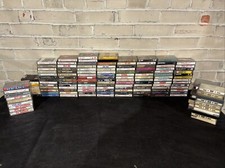 Huge 148 Vintage Cassette Tape Lot 60s-80s Rock Pop All Tested Working