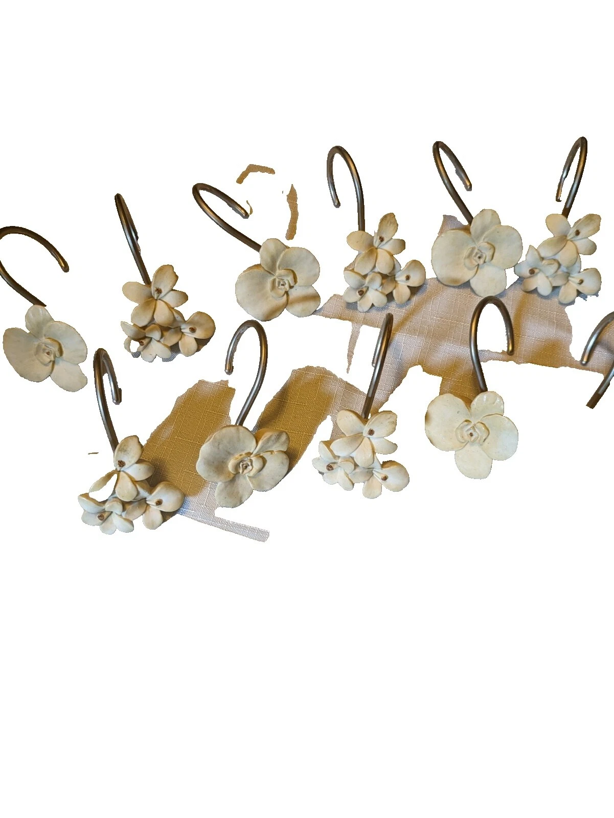 Ganchos para cortina de chuveiro chiques e chiques