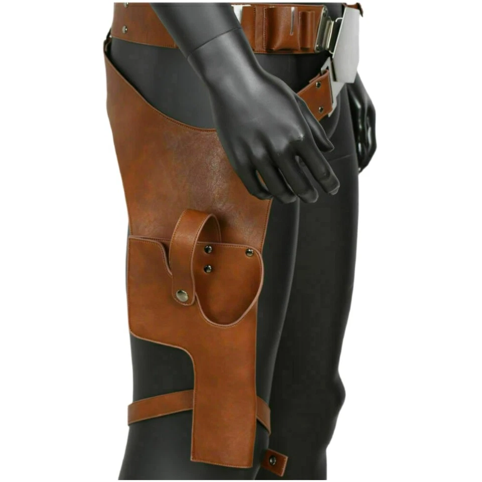 Star Wars Han Solo Cosplay Belt Gun Holster Mens Adults Halloween Costume Props - Image 4 of 4