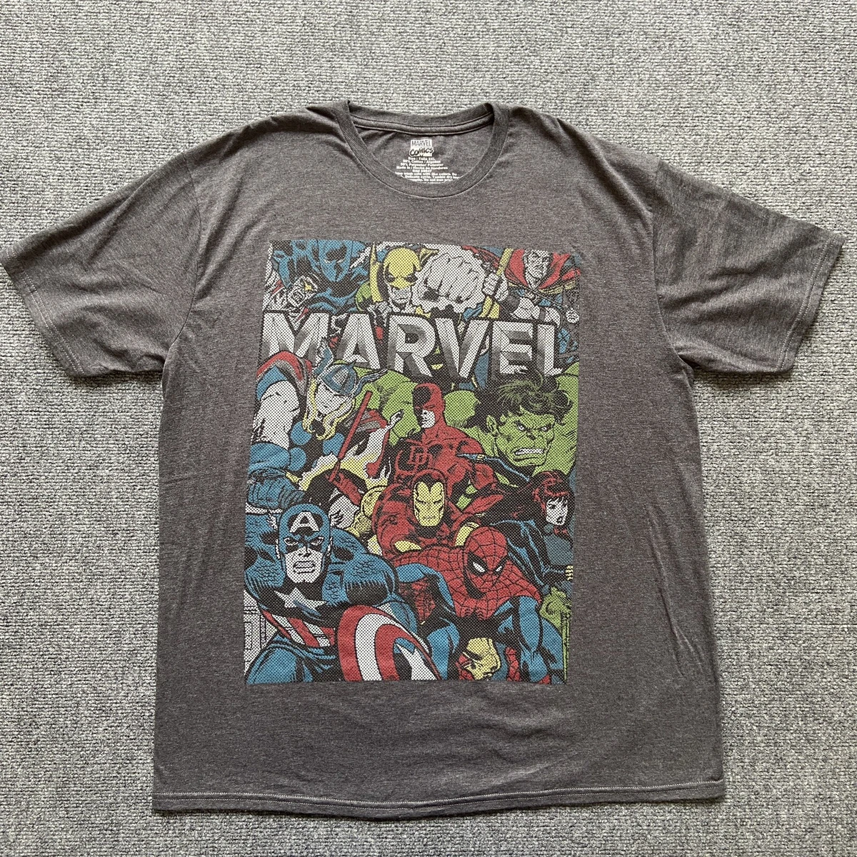 Grey avengers t shirt sales