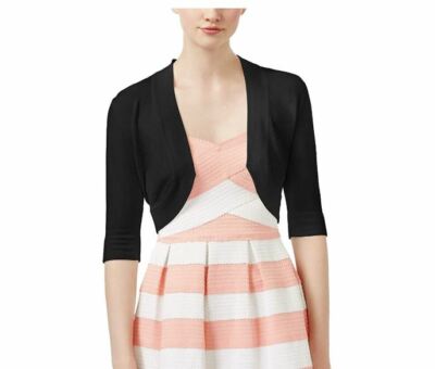 B Darlin Juniors Three-Quarter-Sleeve Shrug