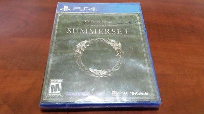 NEW SEALED Summerset The Elder Scrolls Online - for PlayStation 4 PS4 ...